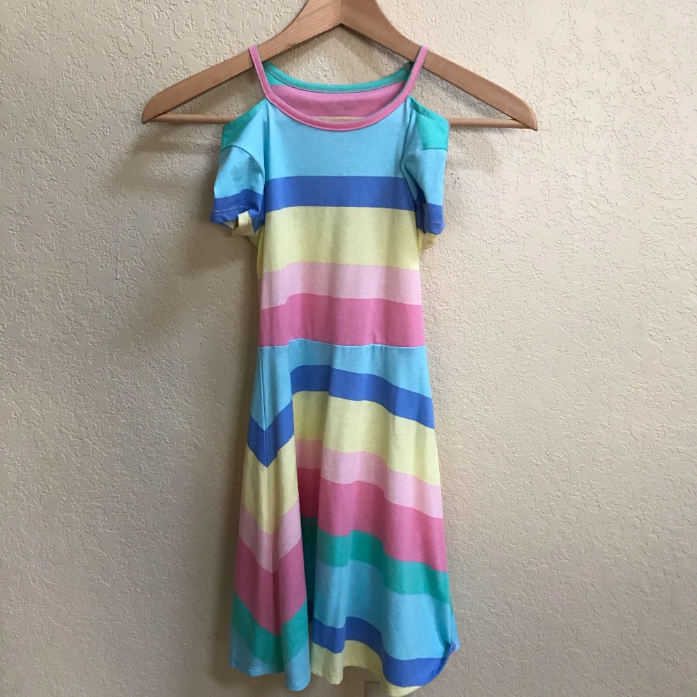 Children's Place Rainbow Striped Dress